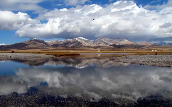 El lago de Song Kul